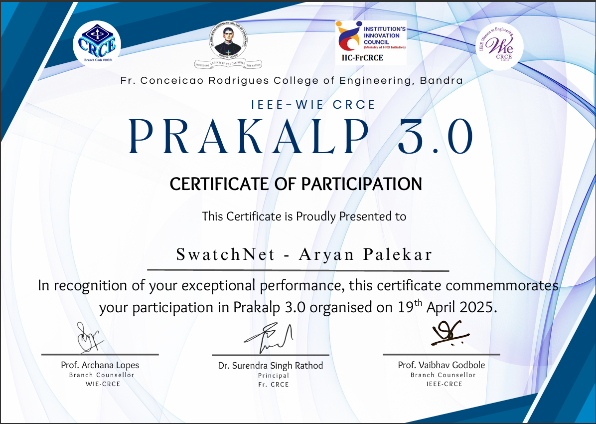 Prakalp 3.0 Certificate